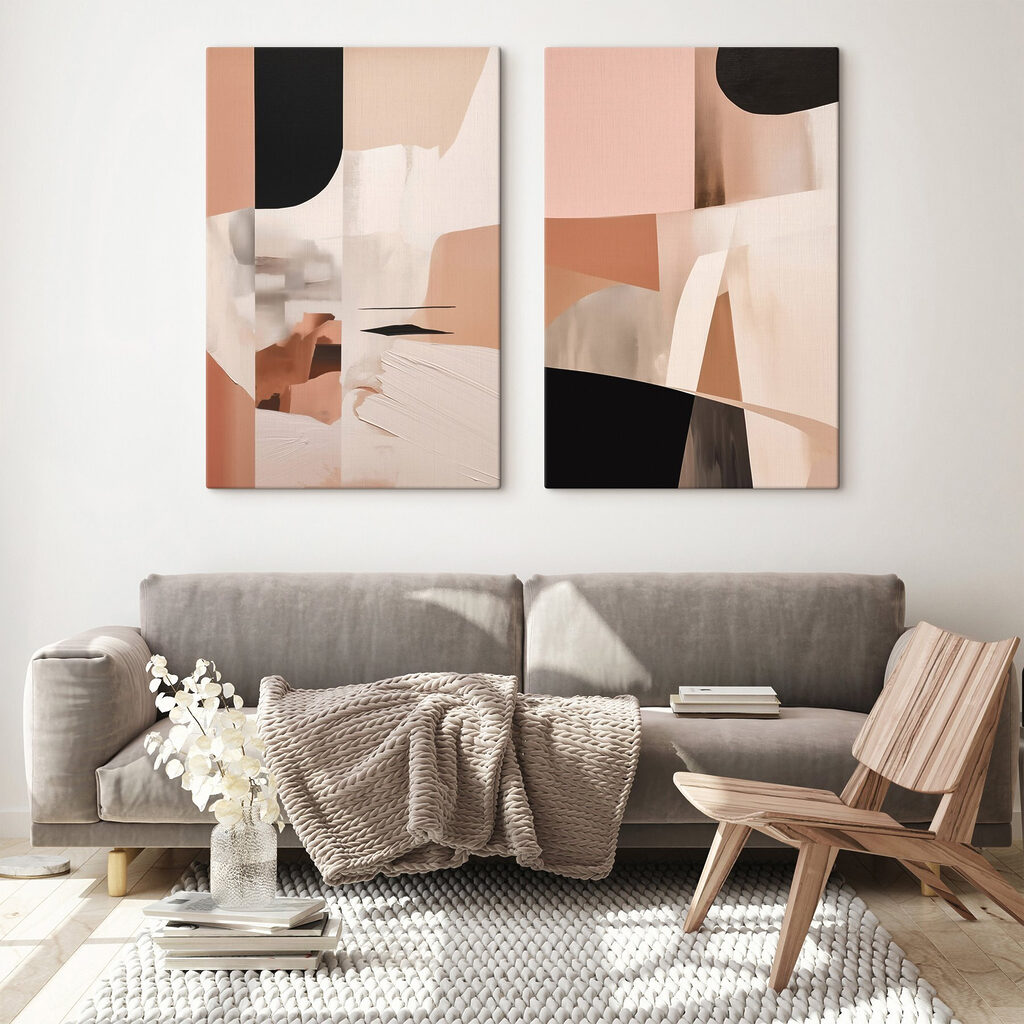 Kunstcollage — interieur 1