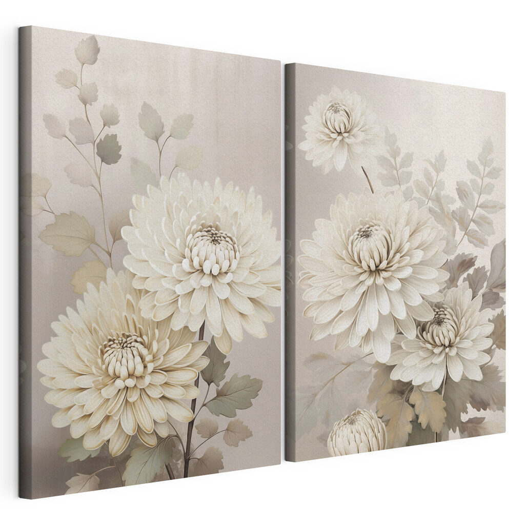 Verfijnde bloemen in zachte tinten — productweergave