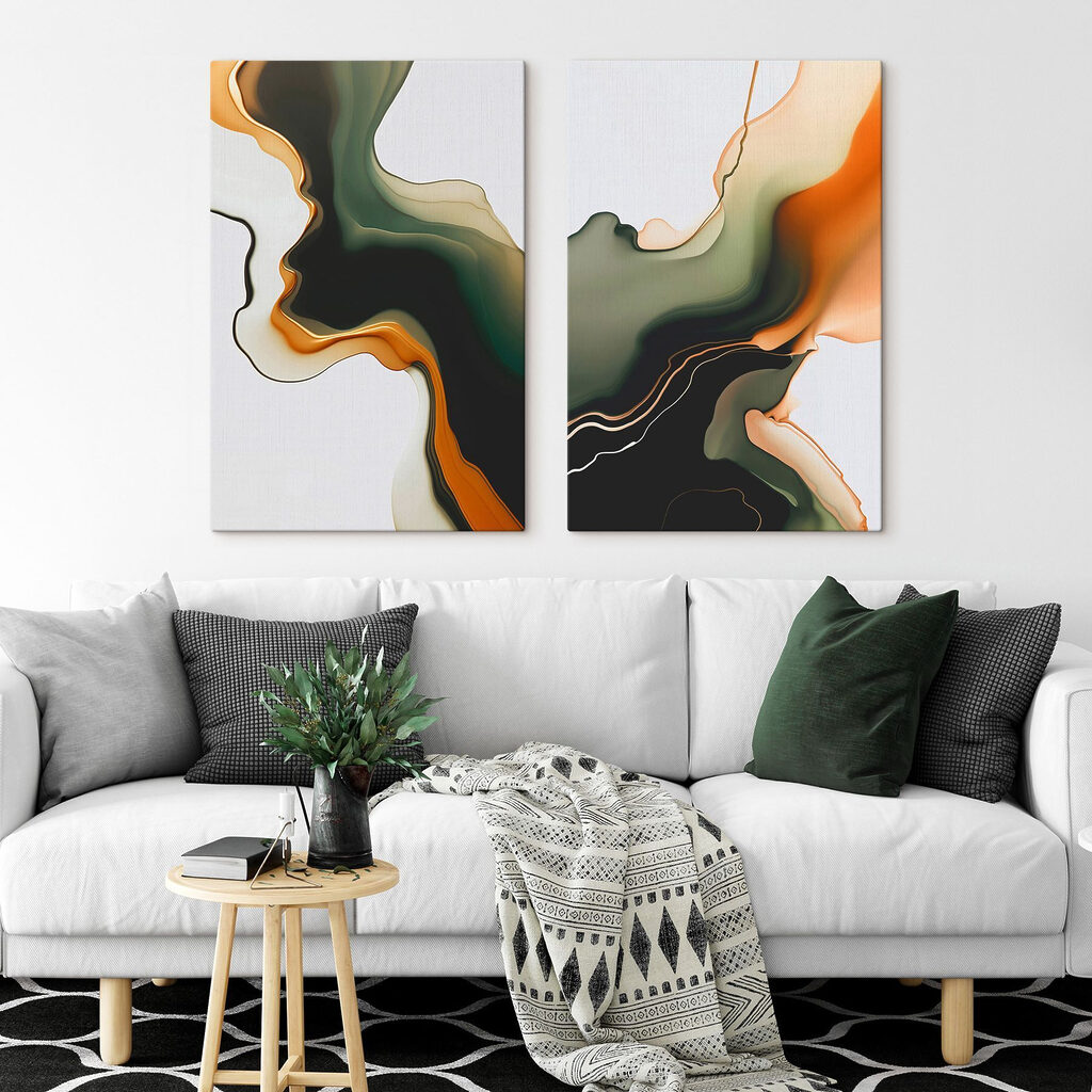 Vloeiende kleuren in harmonieuze patronen — interieur 2