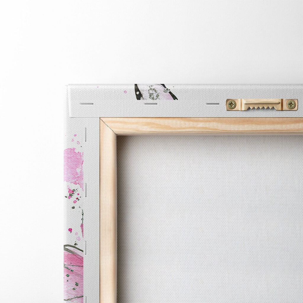 Twee vlinders met roze vleugels — achterkant