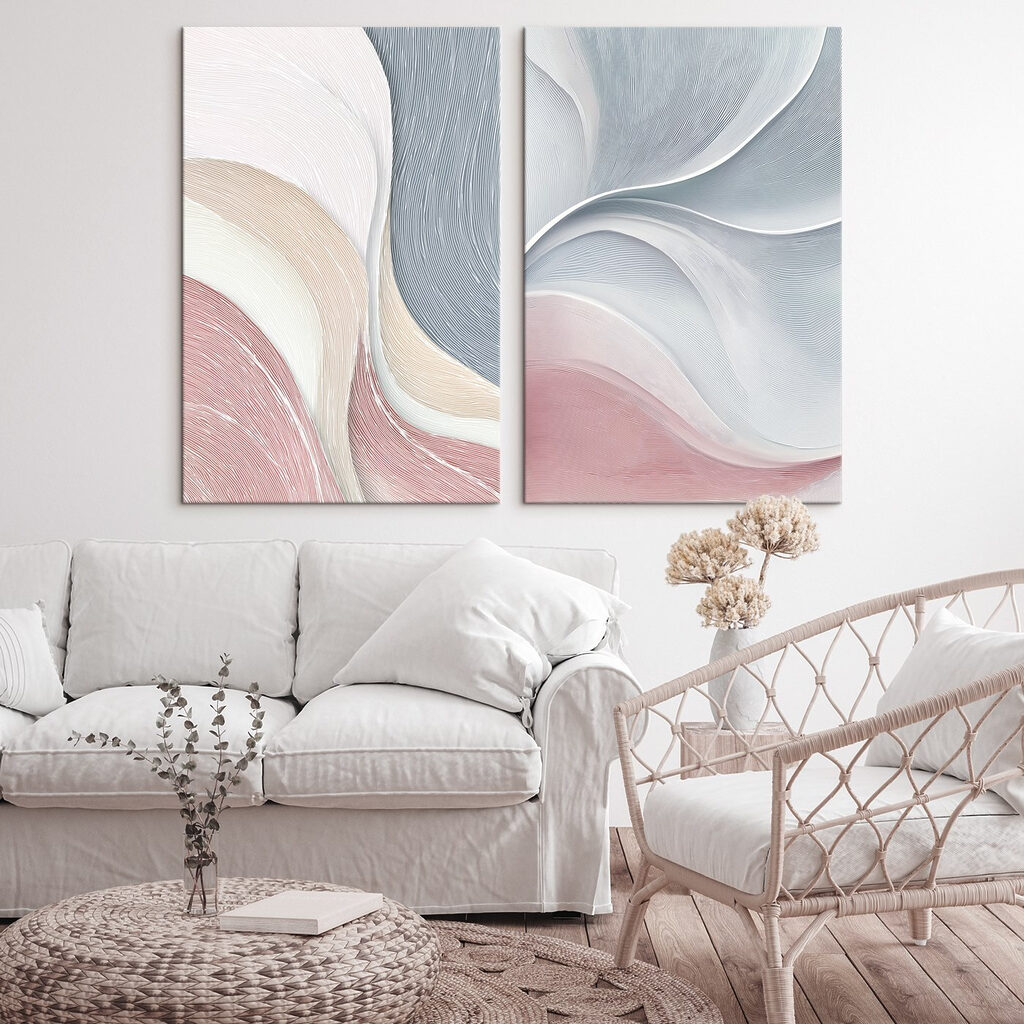 Zachte golven in rustgevende kleuren — interieur 1