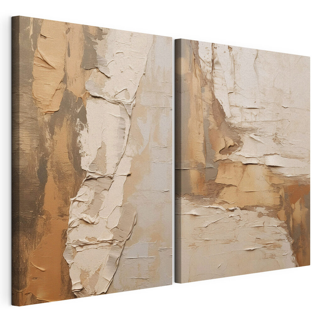 Abstracte lagen in warme tinten — productweergave