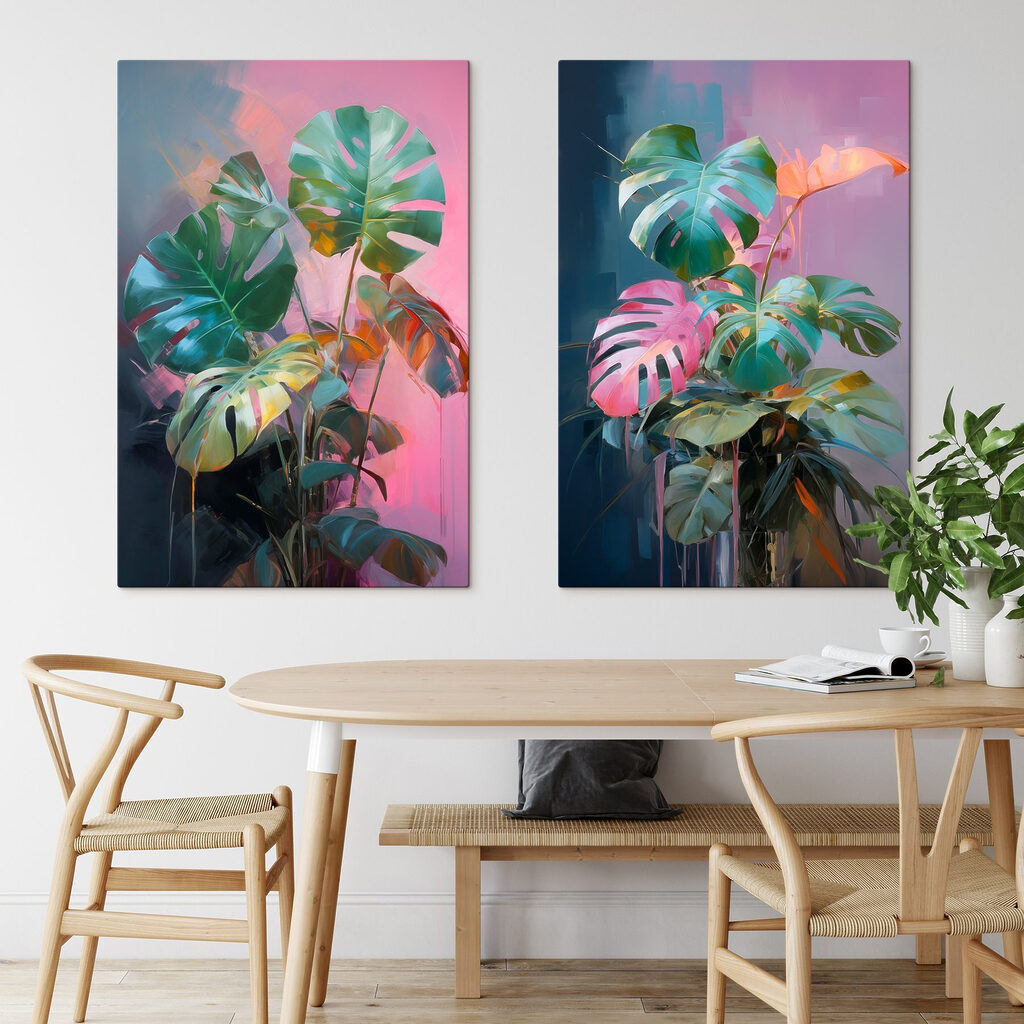 Schilderij van een plant — interieur 2
