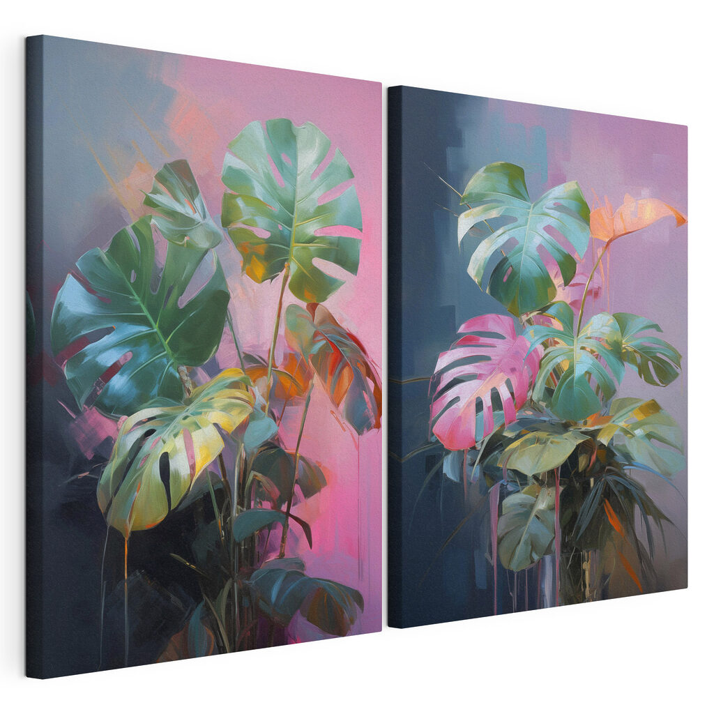 Schilderij van een plant — productweergave