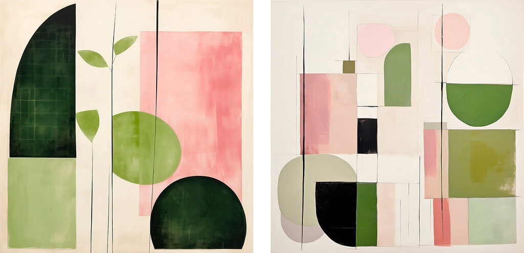 Twee kunstwerken — volledig ontwerp