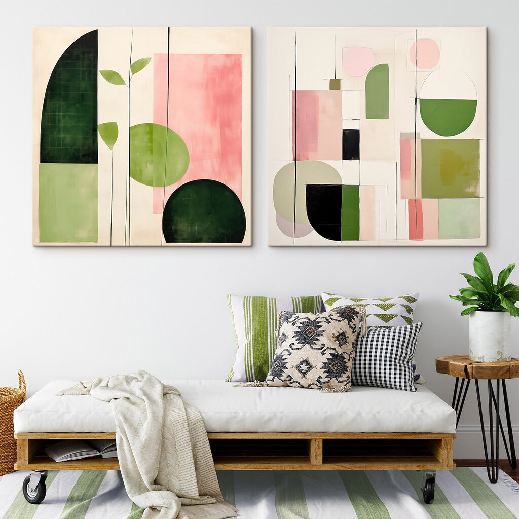 Twee kunstwerken — interieur 1