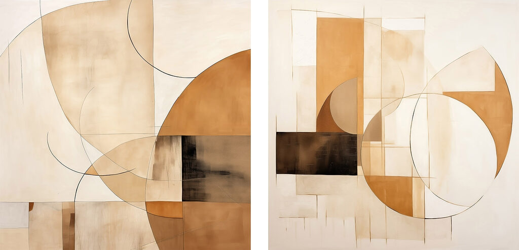 Twee kunstwerken — volledig ontwerp