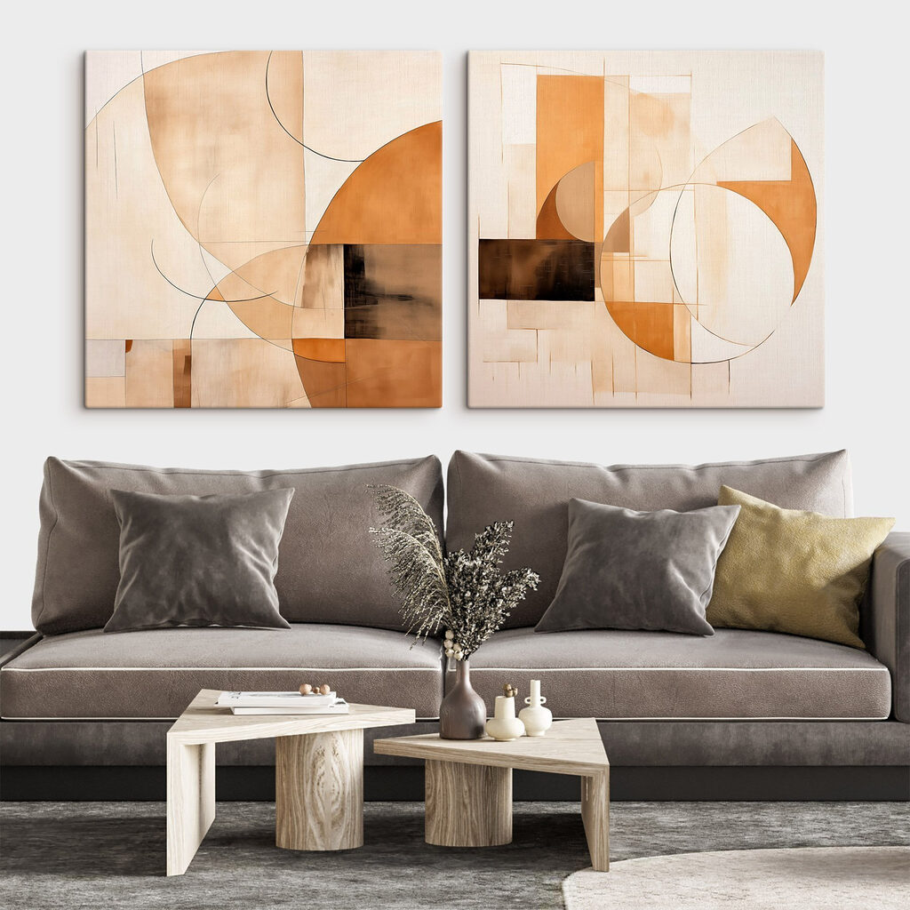 Twee kunstwerken — interieur 1