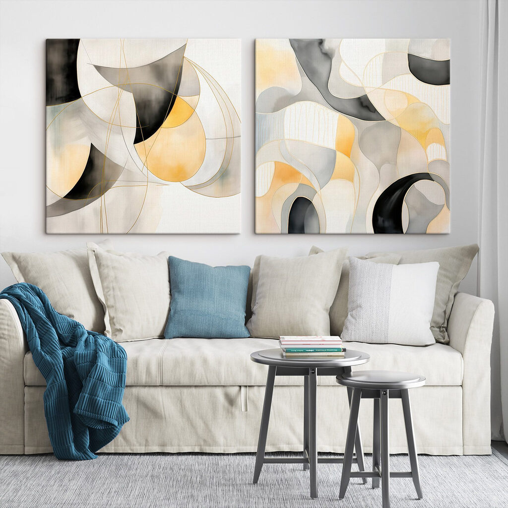 Twee kunstwerken — interieur 1