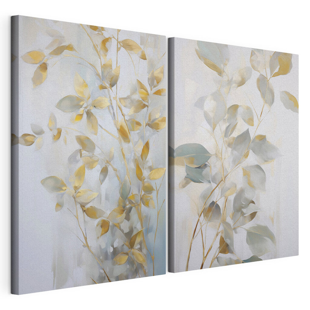Elegant blad in zachte tinten — productweergave
