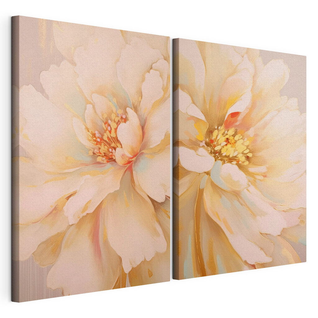 Schilderij van een bloem — productweergave