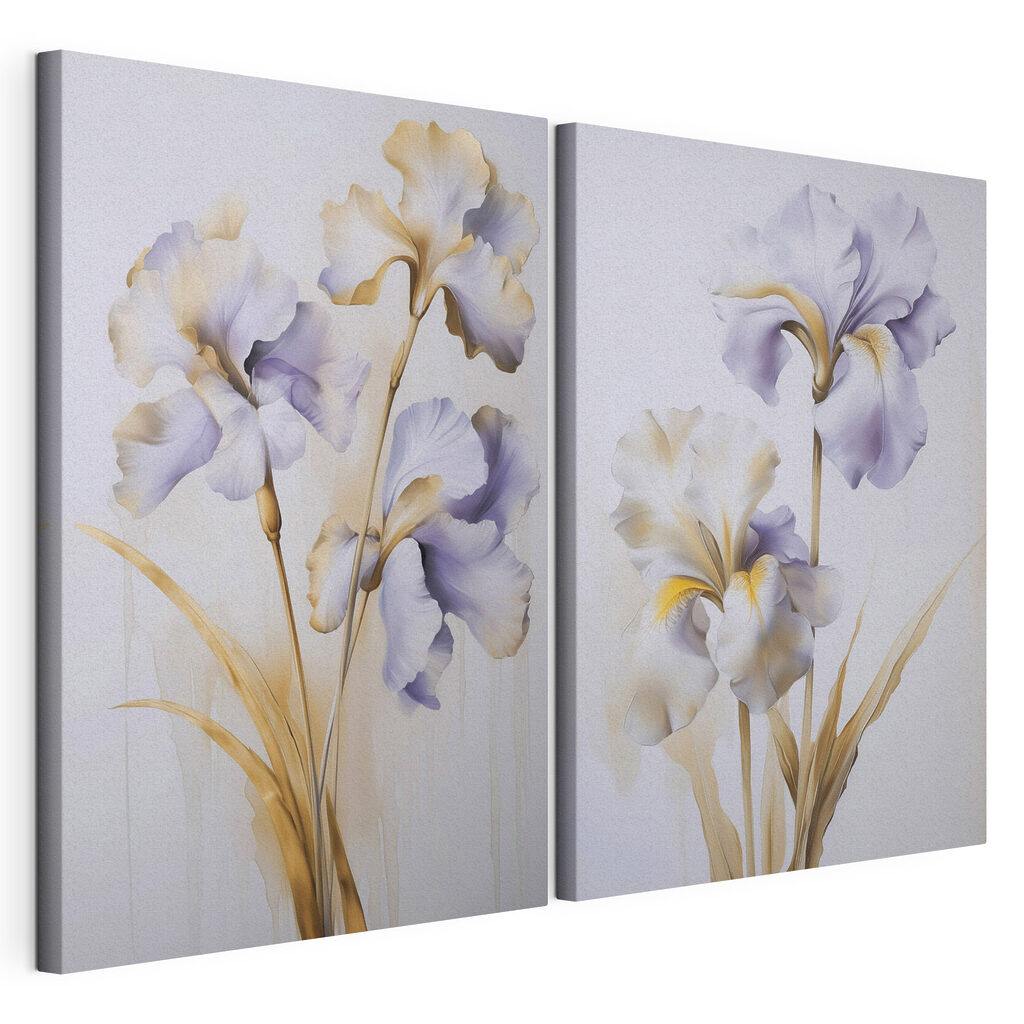 Elegante irissen in zachte tinten — productweergave