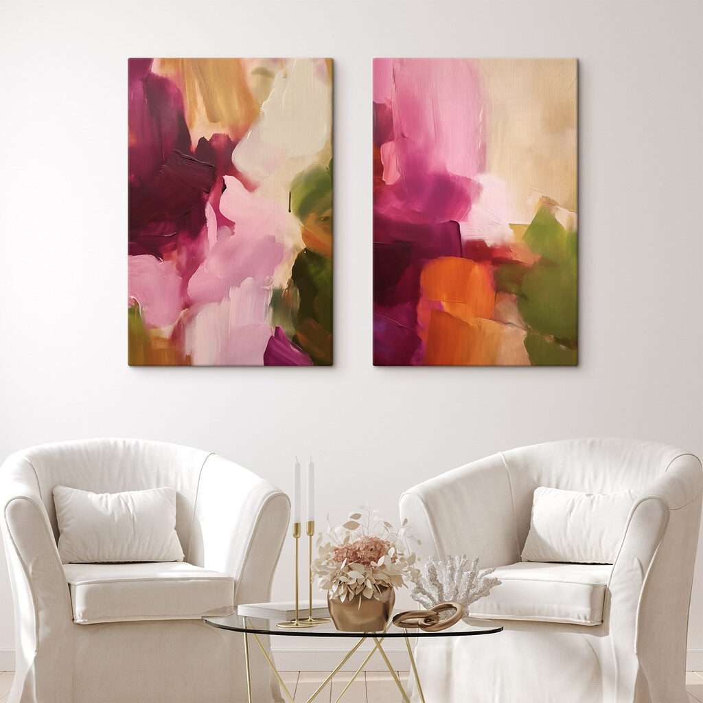 - Levendige kleuren in abstracte harmonie — interieur 1