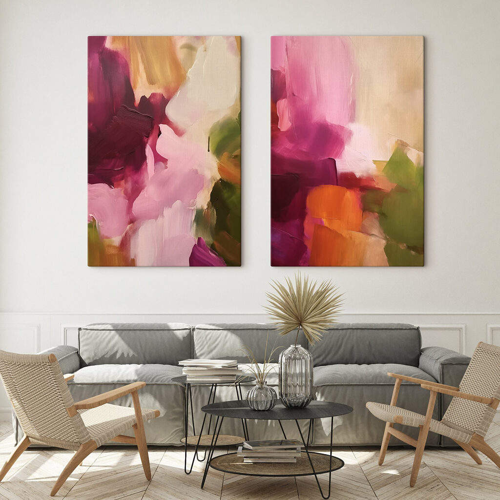 - Levendige kleuren in abstracte harmonie — interieur 2