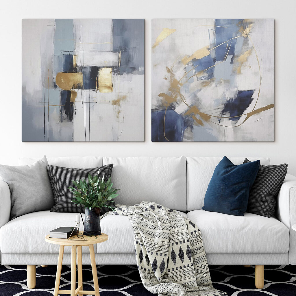 Twee kunstwerken — interieur 1