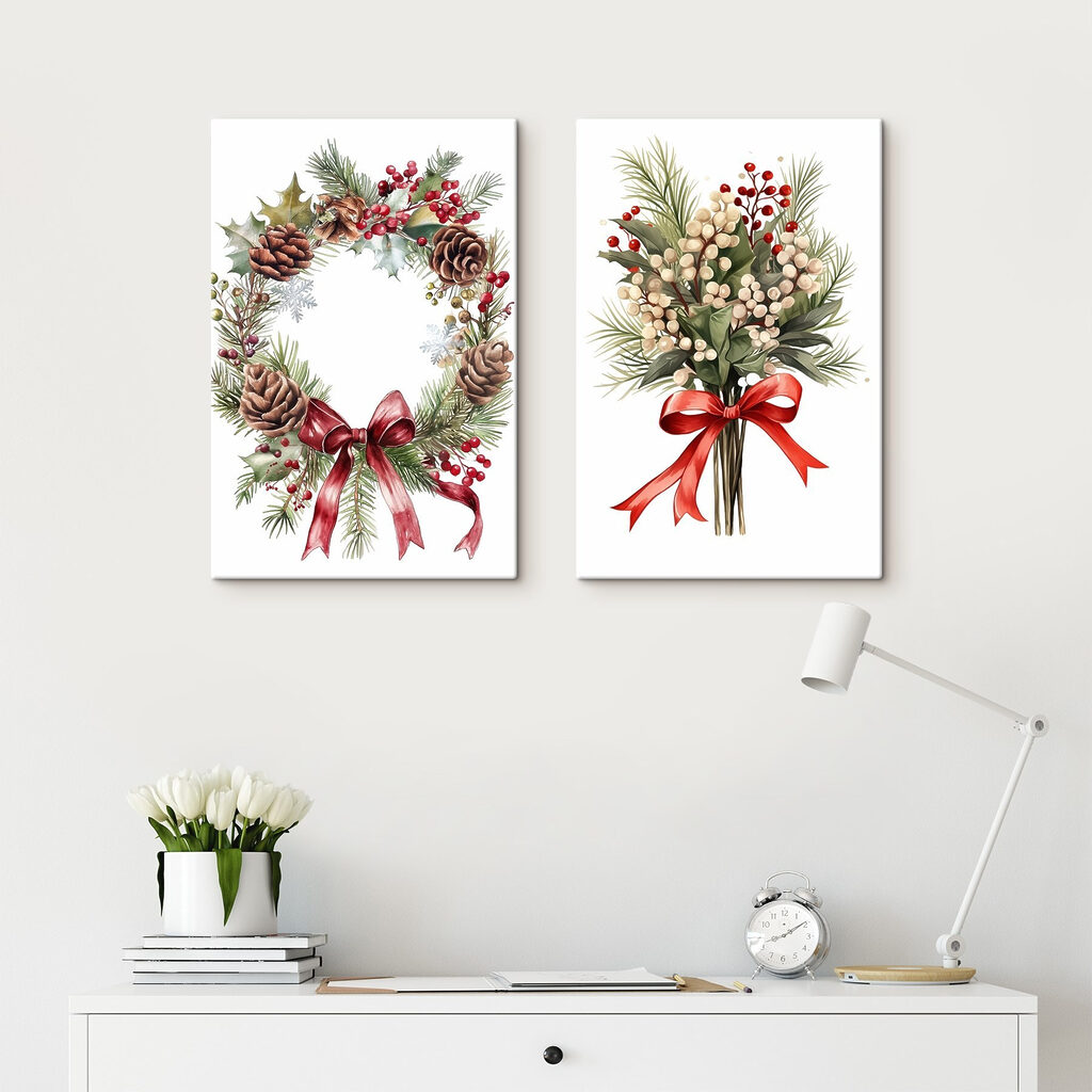 Kransen van bloemen en bessen — interieur 1