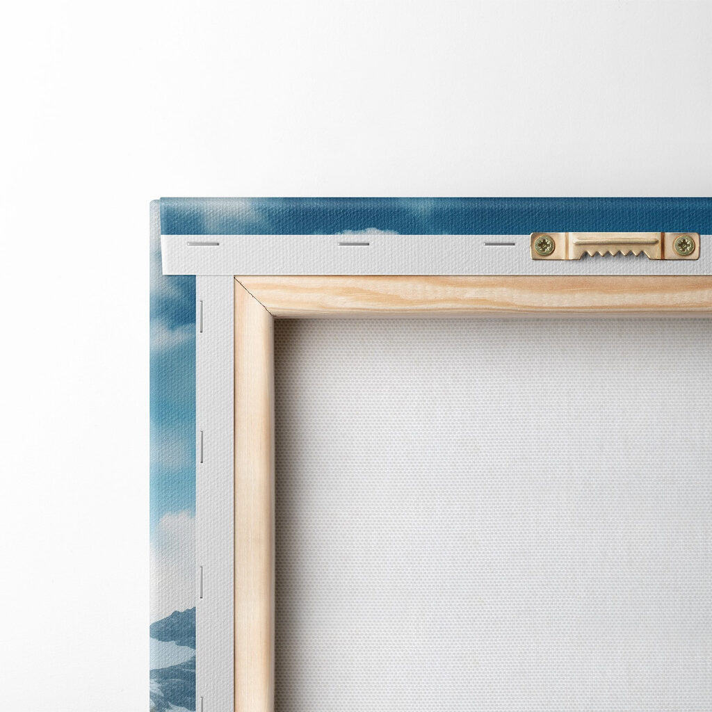 Collage van verschillende landschappen — achterkant