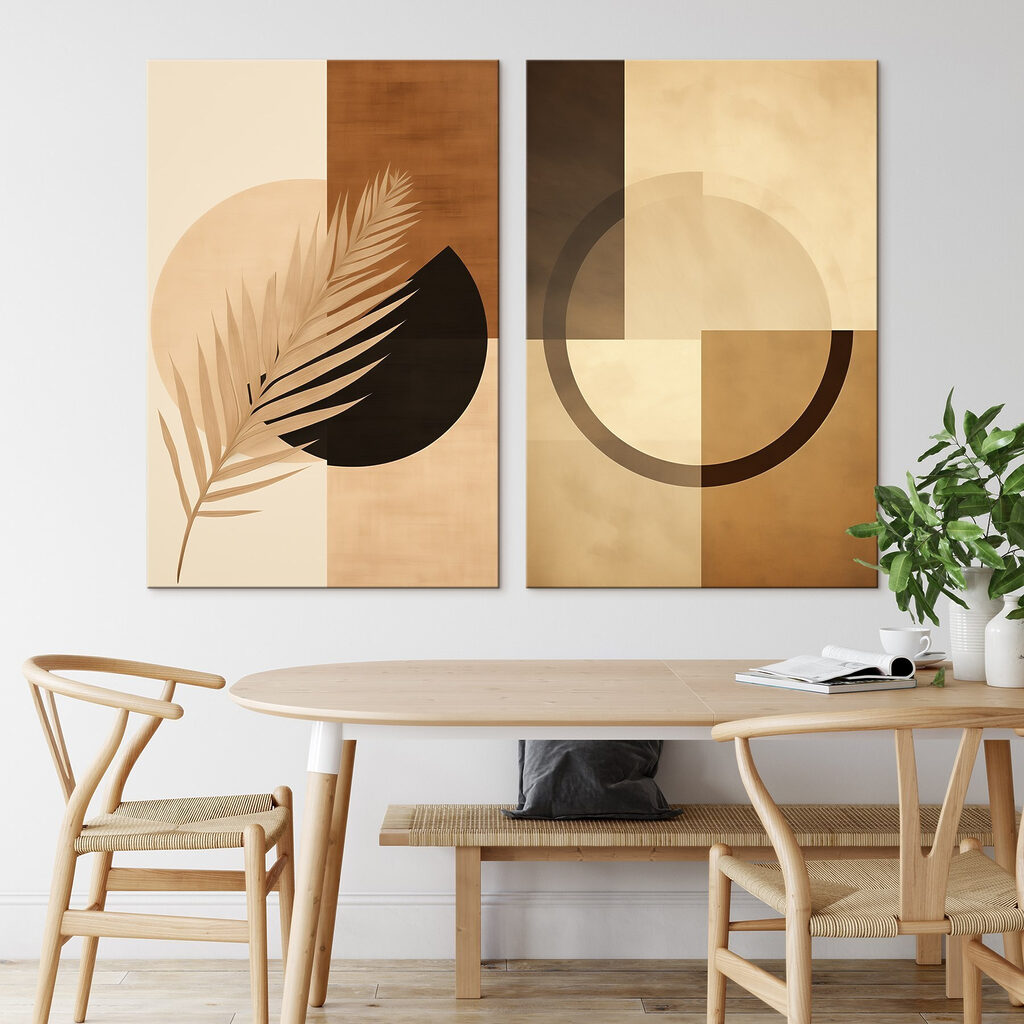 Twee kunstwerken — interieur 1