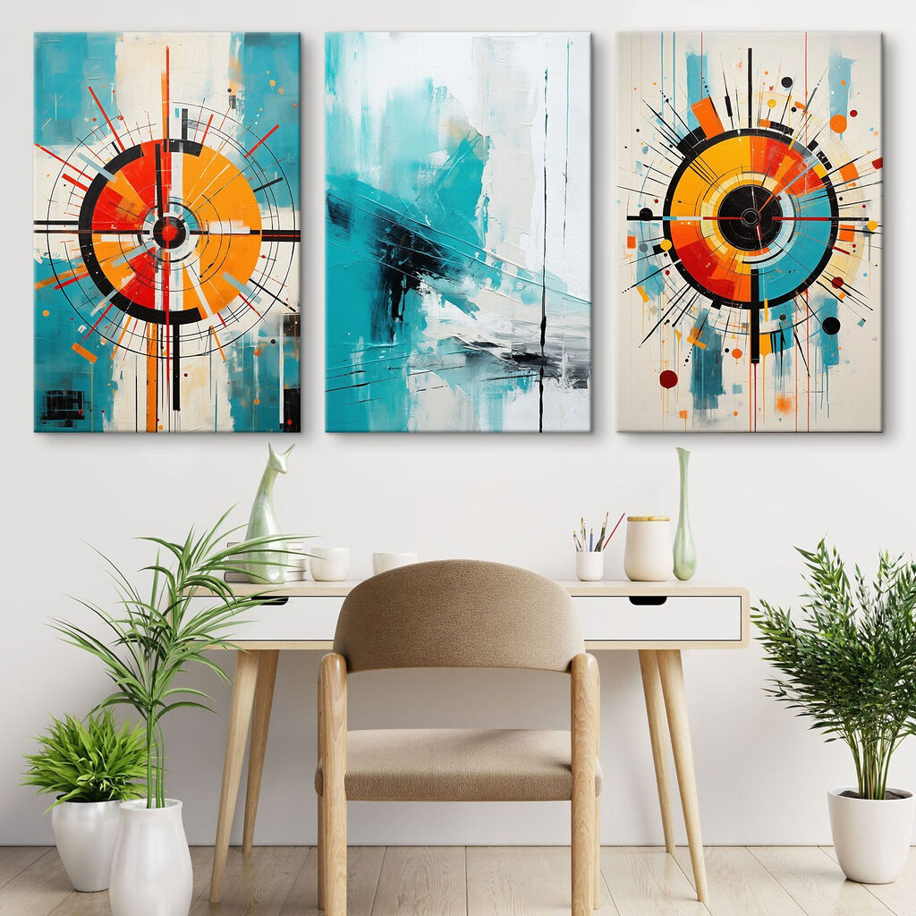 Drie kunstwerken — interieur 2