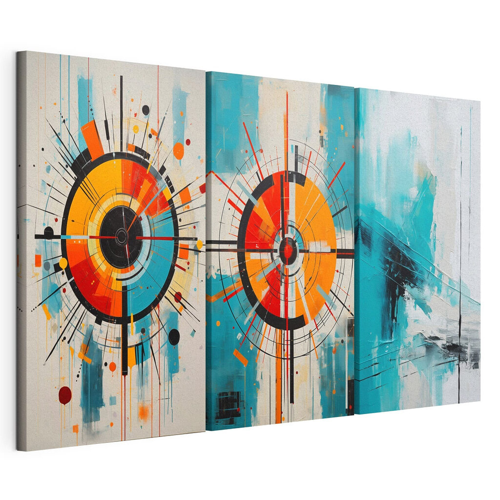 Drie kunstwerken — productweergave