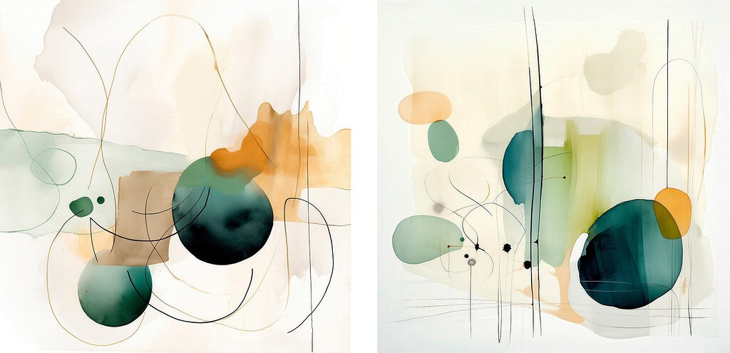 Twee kunstwerken — volledig ontwerp