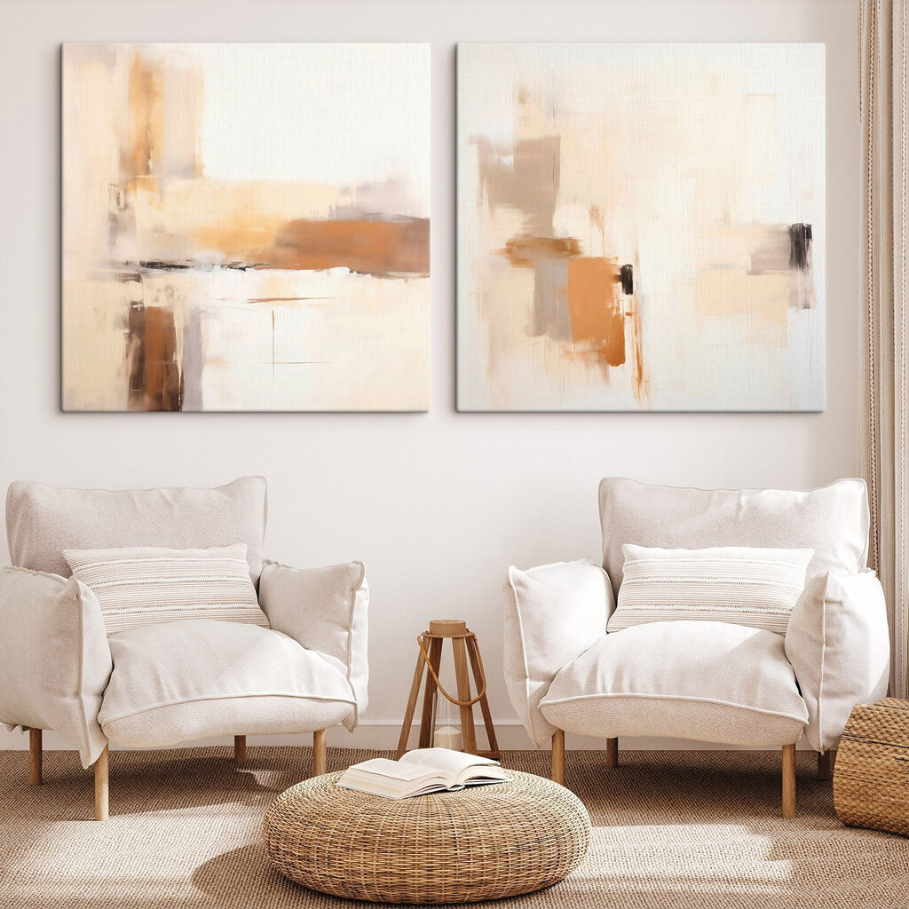 Schilderij van een persoon met een penseel — interieur 2