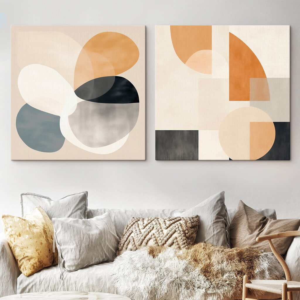 Twee kunstwerken — interieur 1