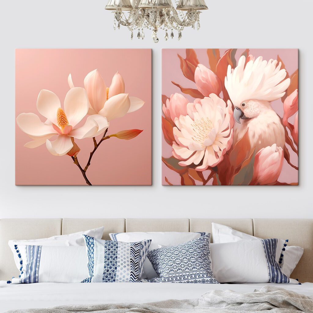 Fijne bloesems en een schattig vogeltje — interieur 1