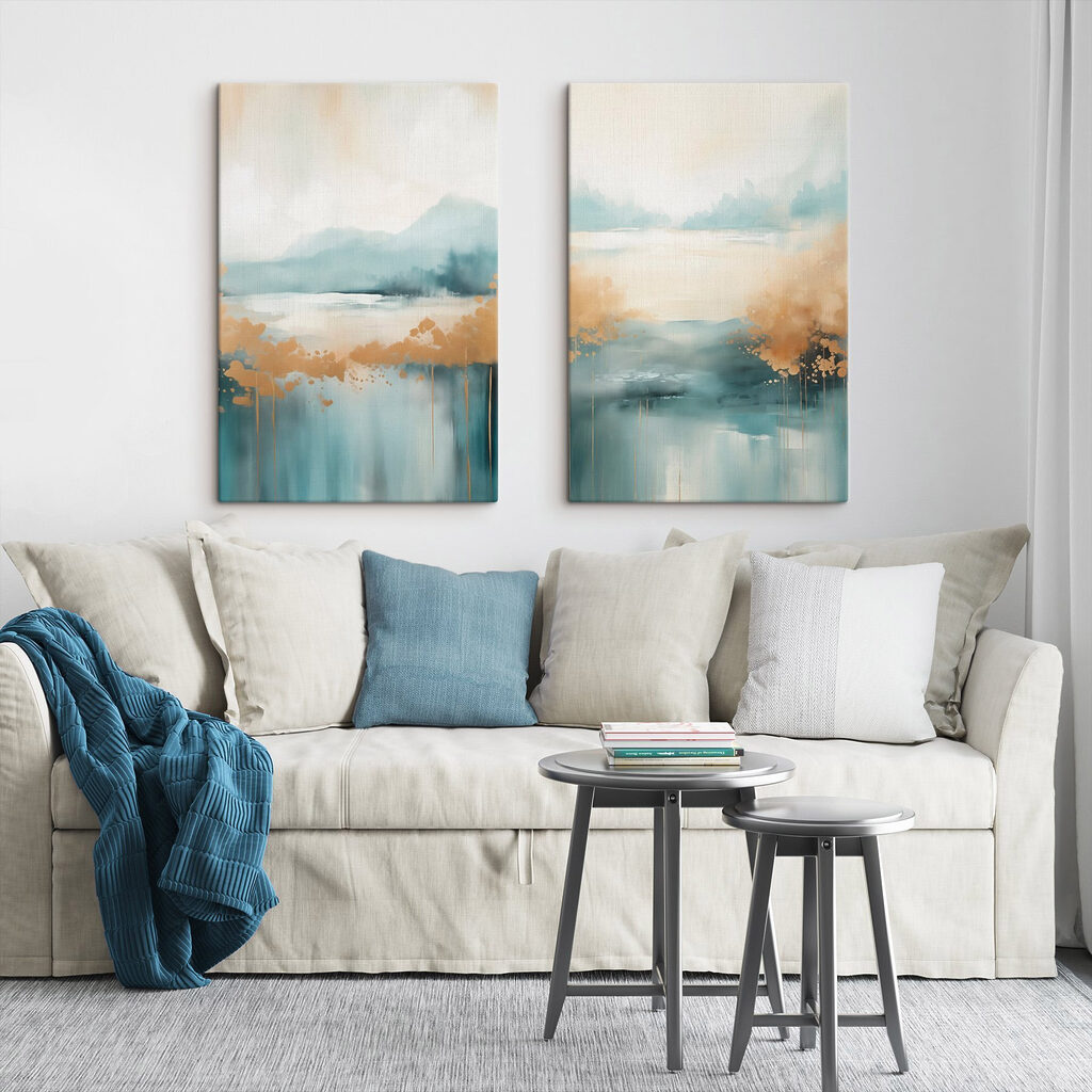 Landschapsschilderij — interieur 2