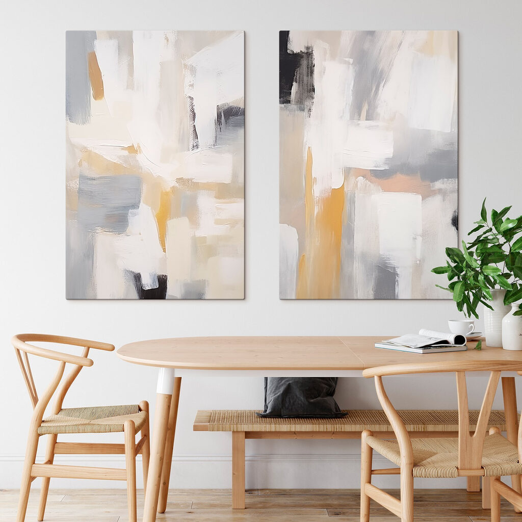 Twee kunstwerken — interieur 1