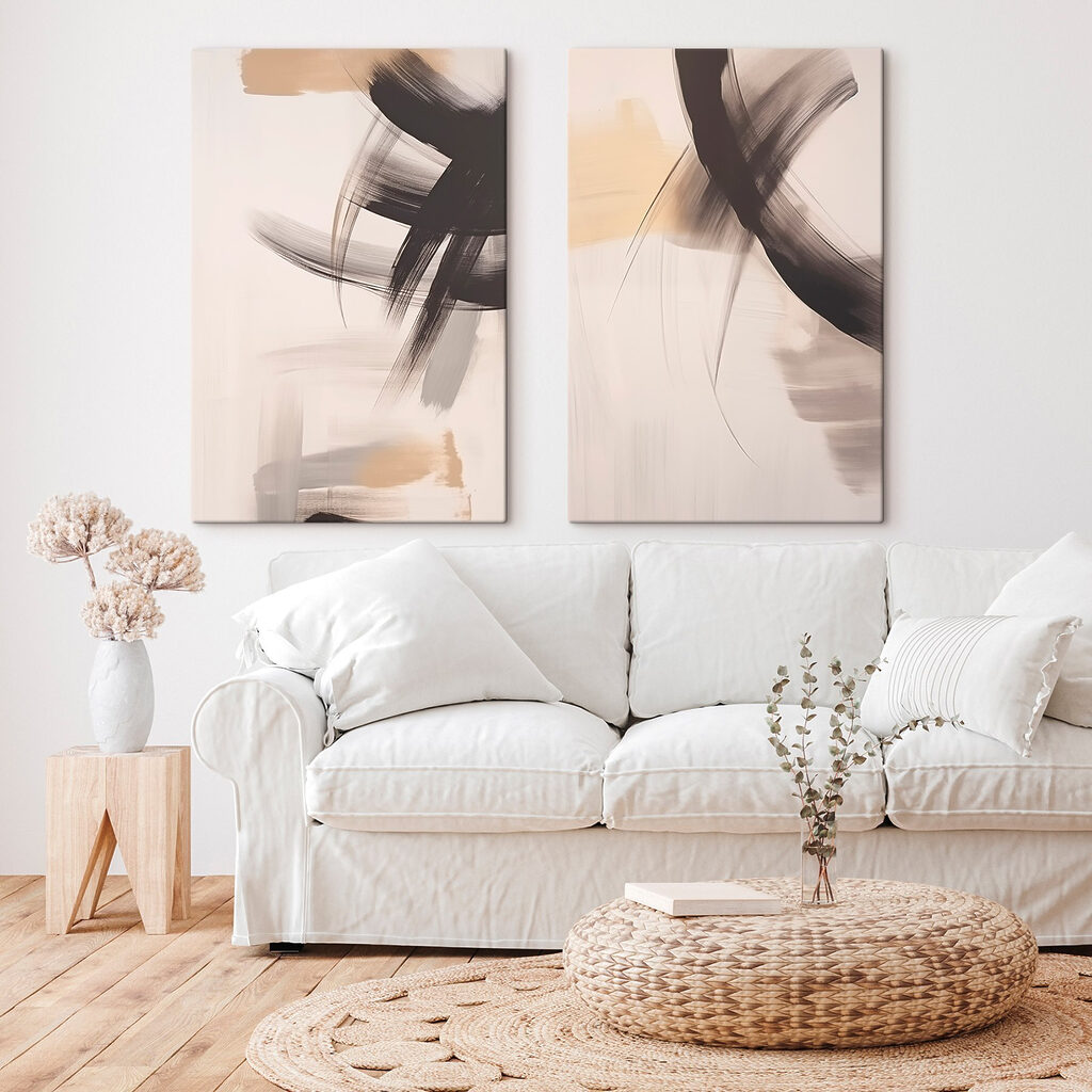 Twee kunstwerken — interieur 1