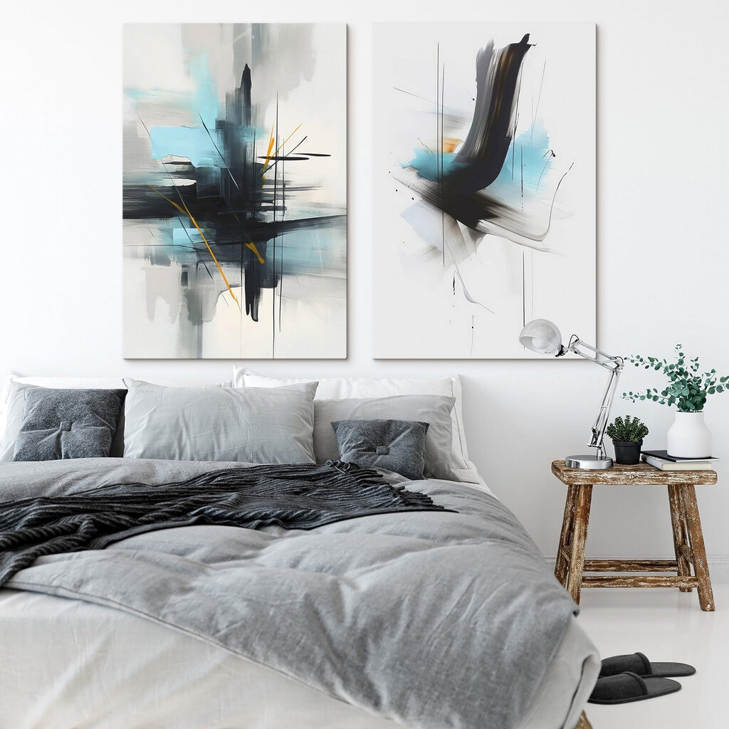 Twee kunstwerken — interieur 1
