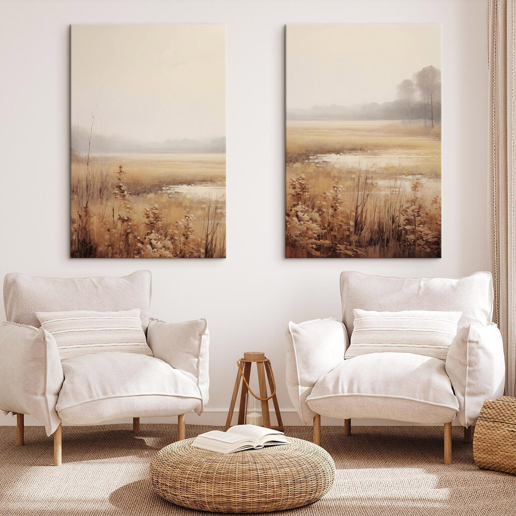 Schilderij van een moeras — interieur 1