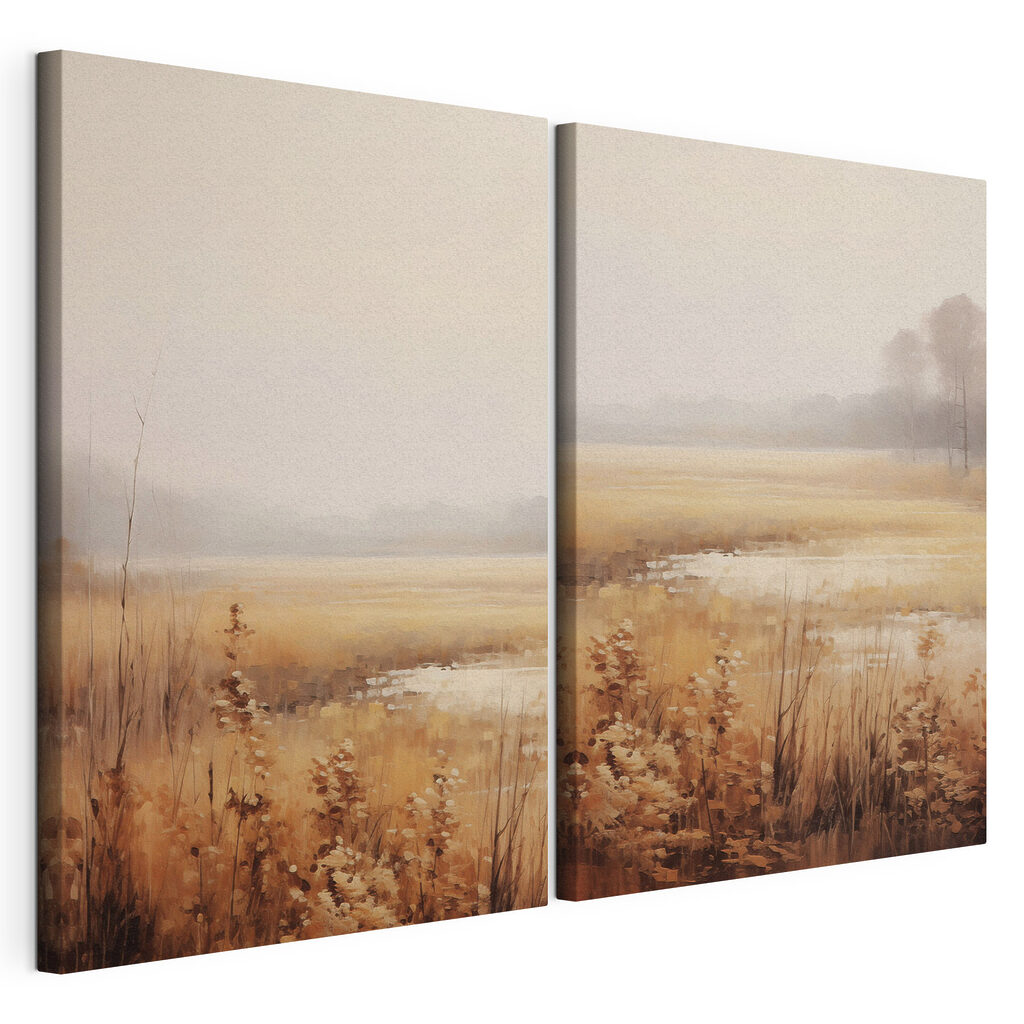 Schilderij van een moeras — productweergave