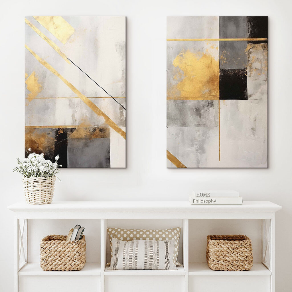 Twee kunstwerken — interieur 1