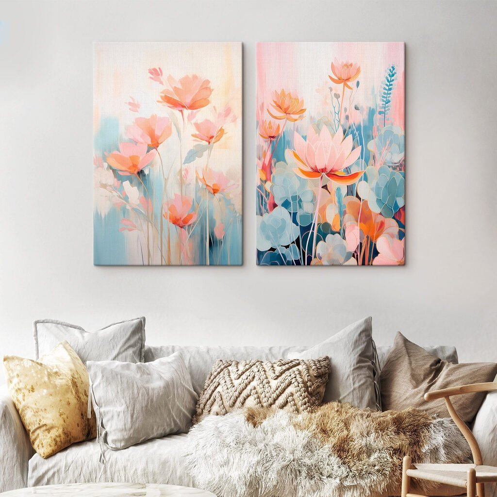Schilderijen van bloemen en planten — interieur 1