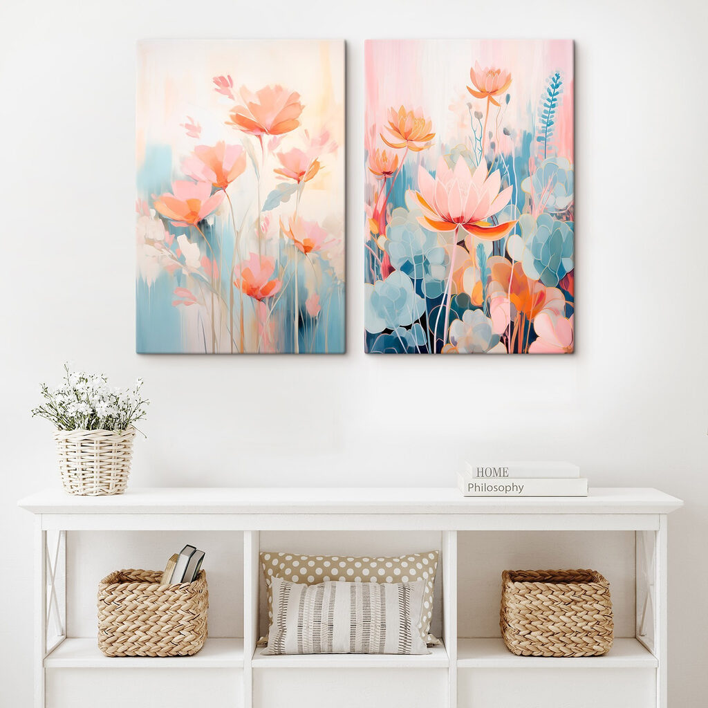 Schilderijen van bloemen en planten — interieur 2