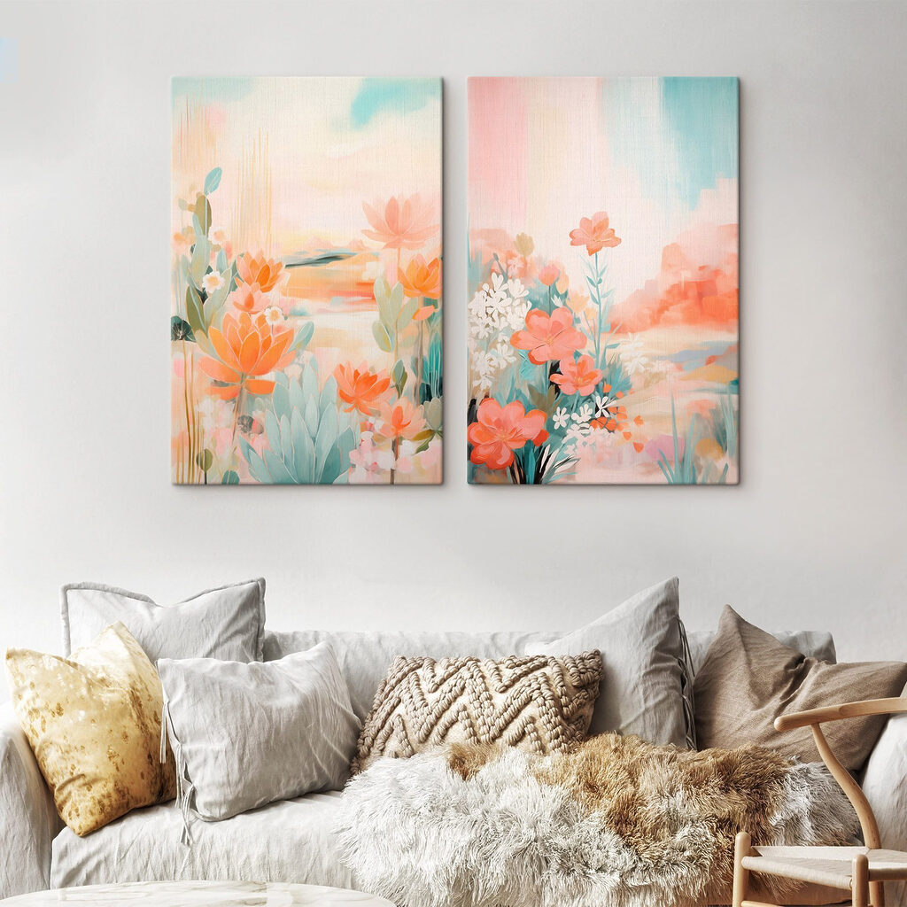 Schilderijen van bloemen en planten — interieur 1