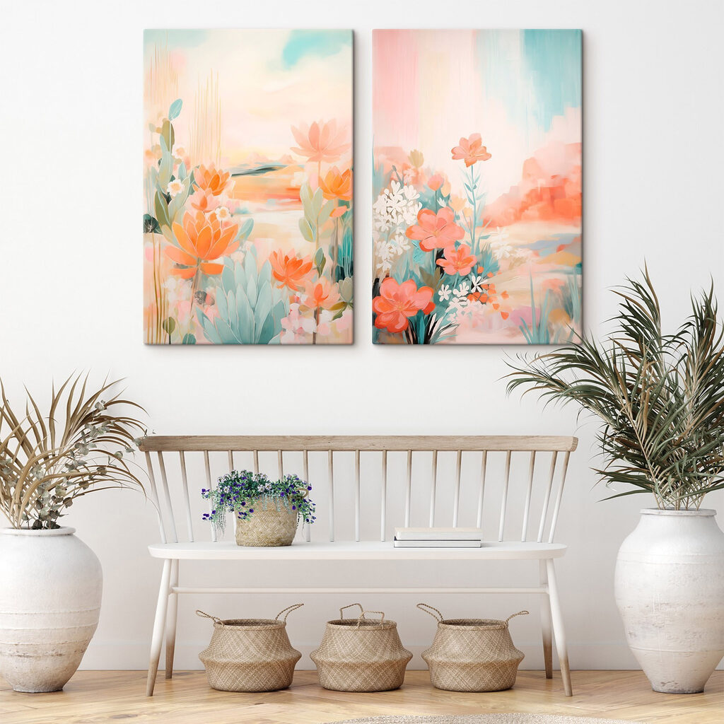 Schilderijen van bloemen en planten — interieur 2