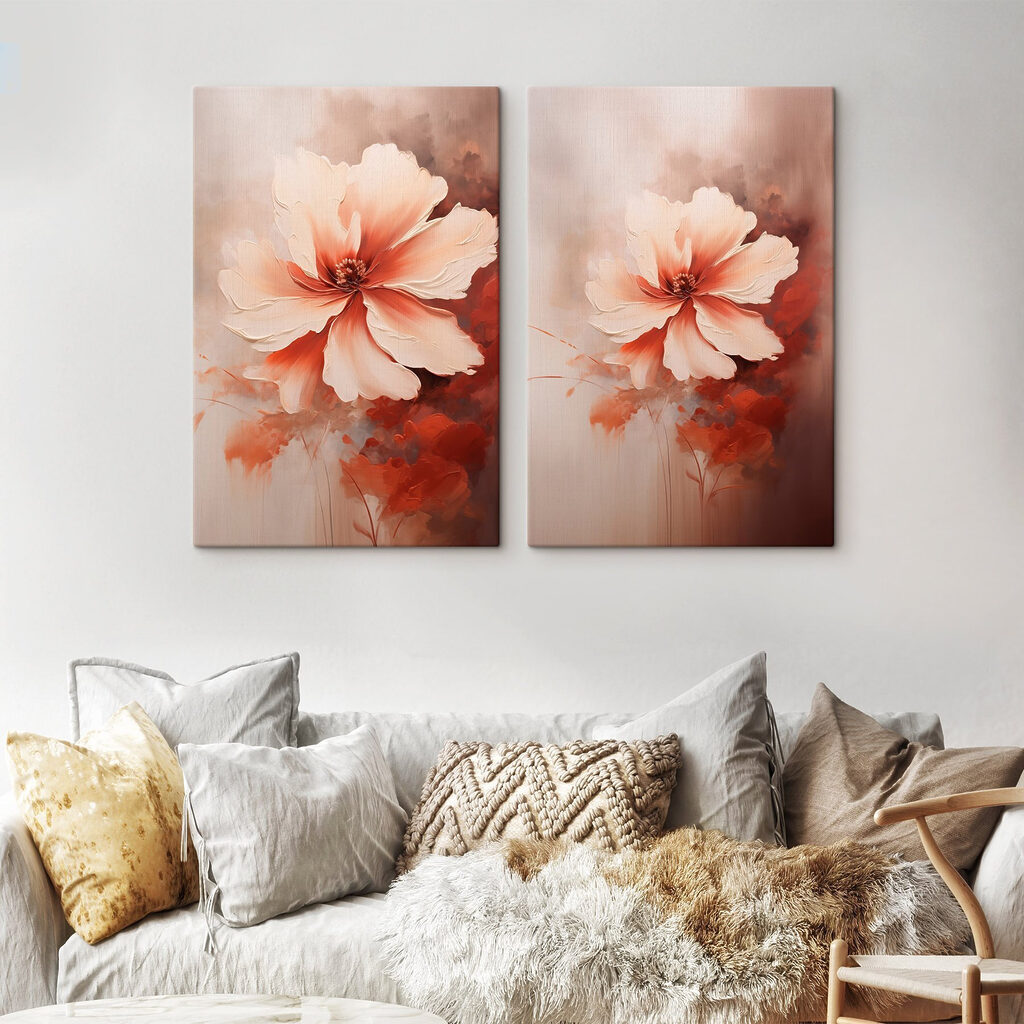 - Fijne bloem in zachte tinten — interieur 1