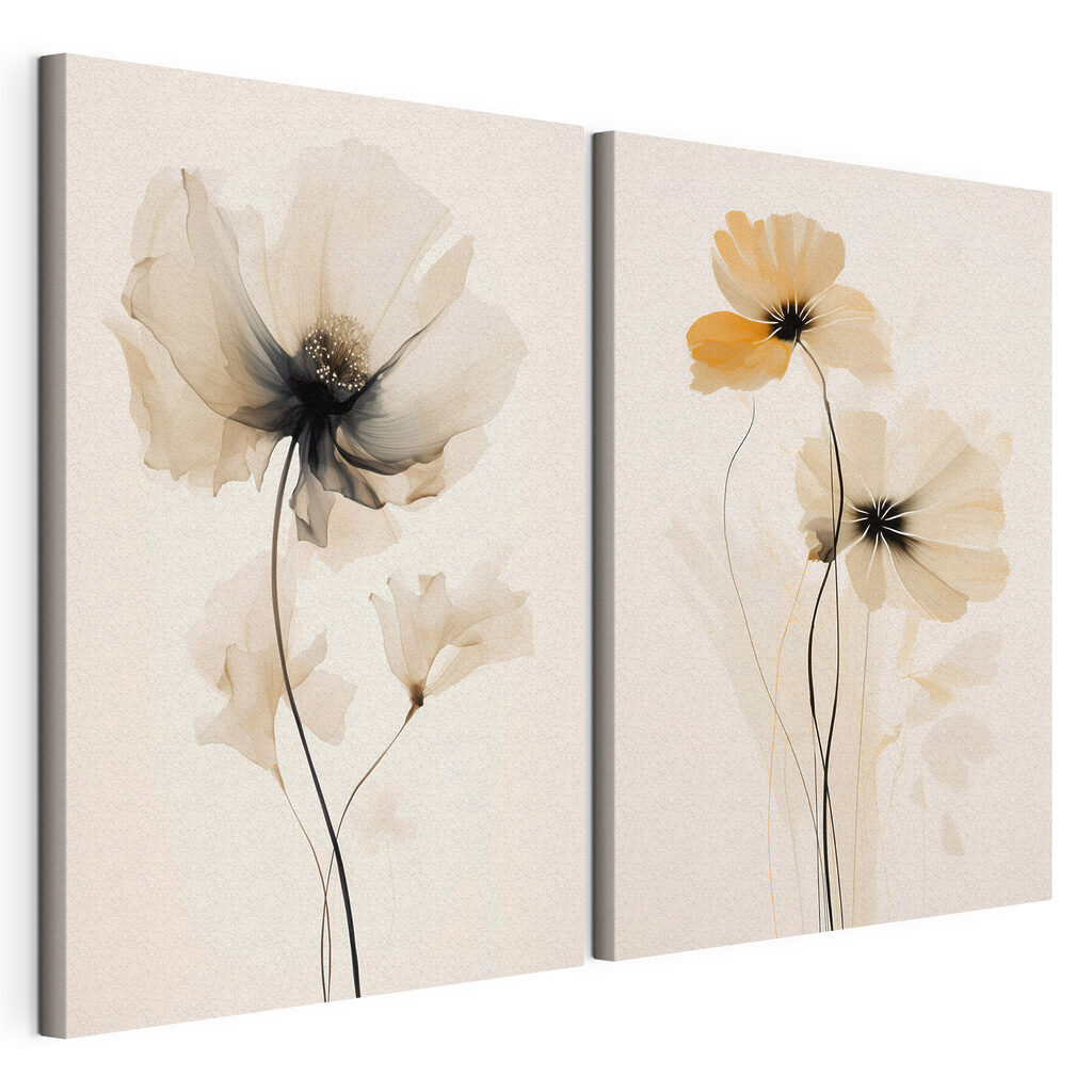 Verfijnde bloemen in zachte tinten — productweergave