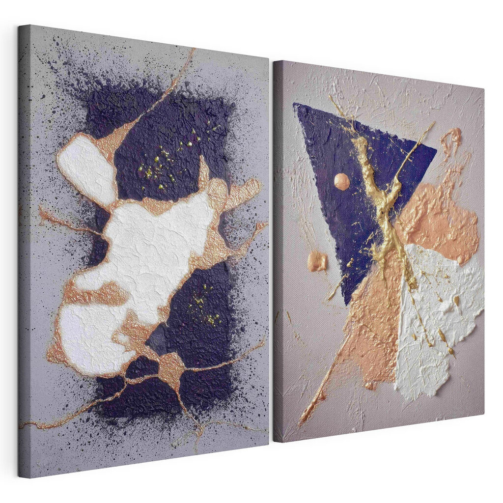 Abstracte vormen in contrasterende kleuren — productweergave
