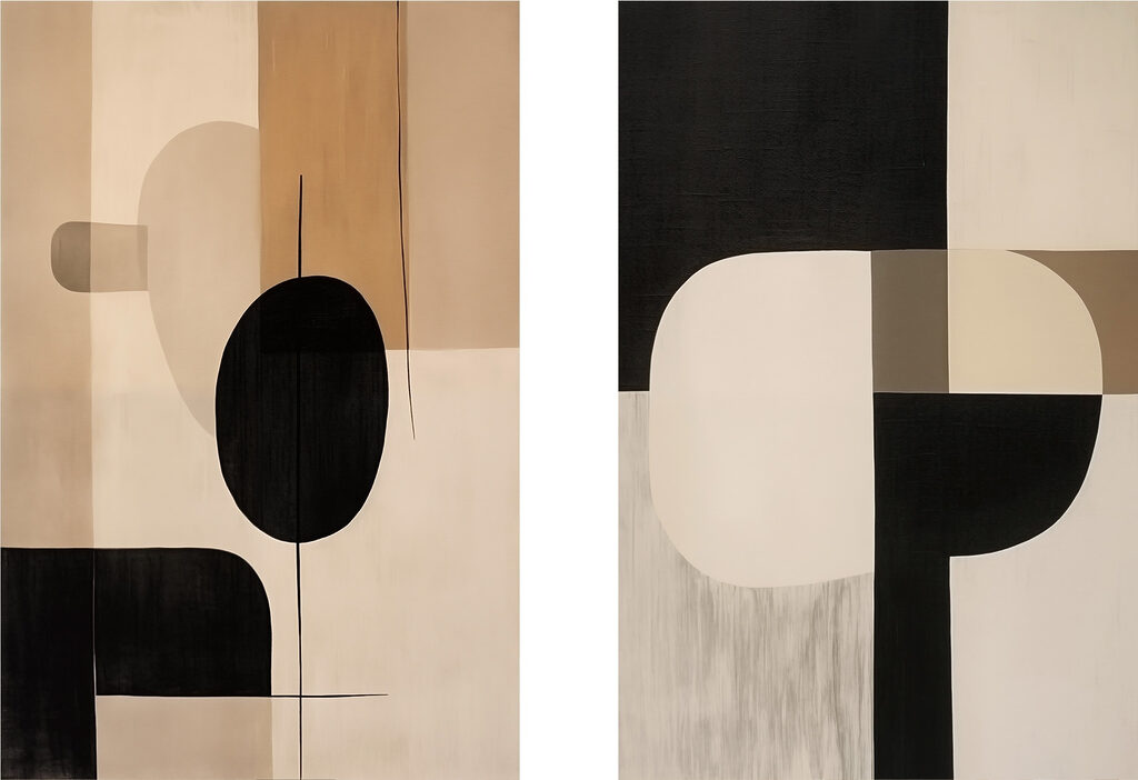 Twee kunstwerken — volledig ontwerp