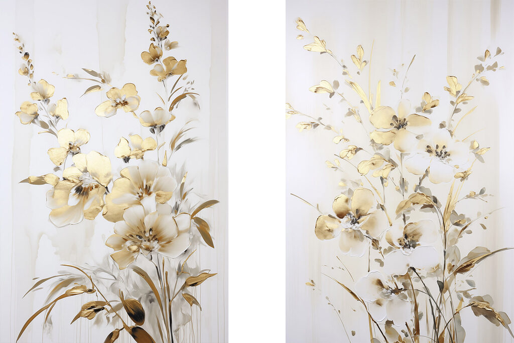 - Elegante bloemschikking in zachte tinten — volledig ontwerp