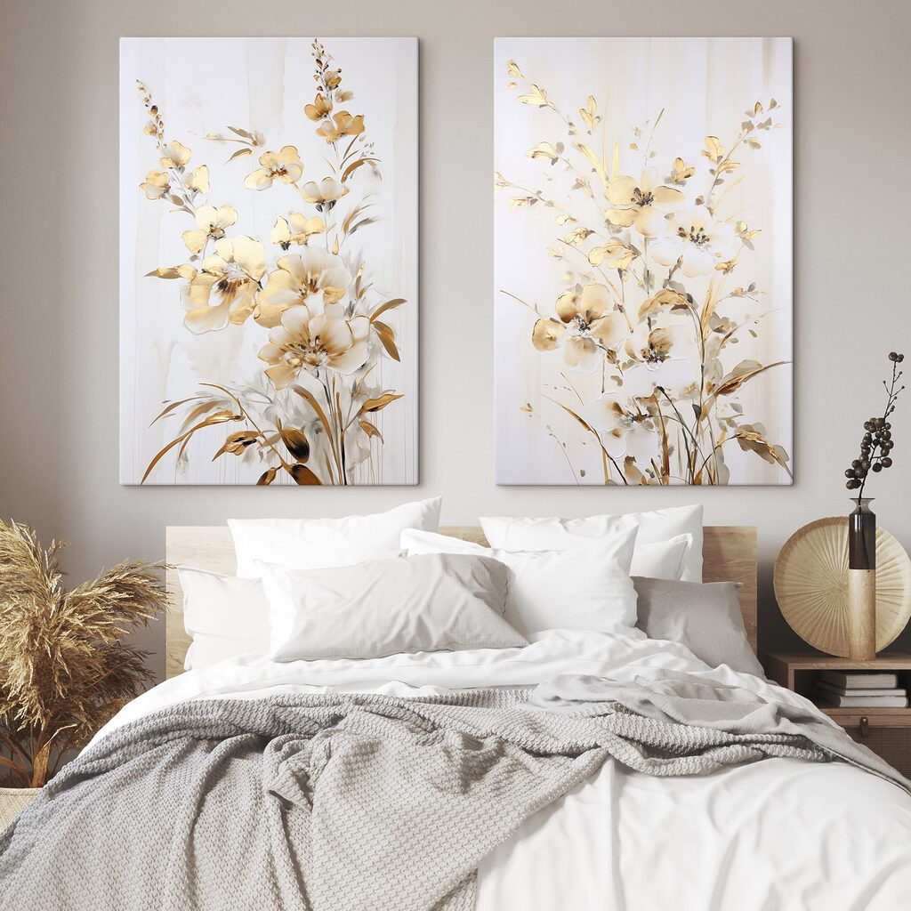 - Elegante bloemschikking in zachte tinten — interieur 2