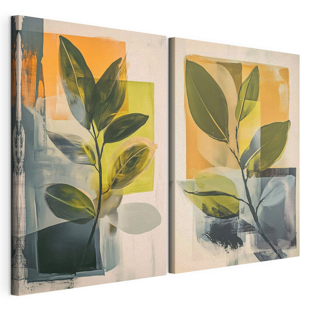 Schilderij van een plant — productweergave