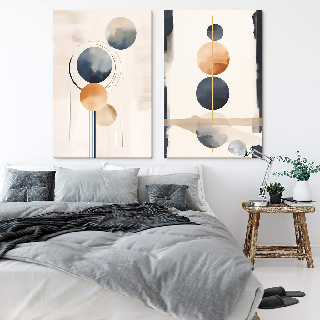 Twee kunstwerken — interieur 1