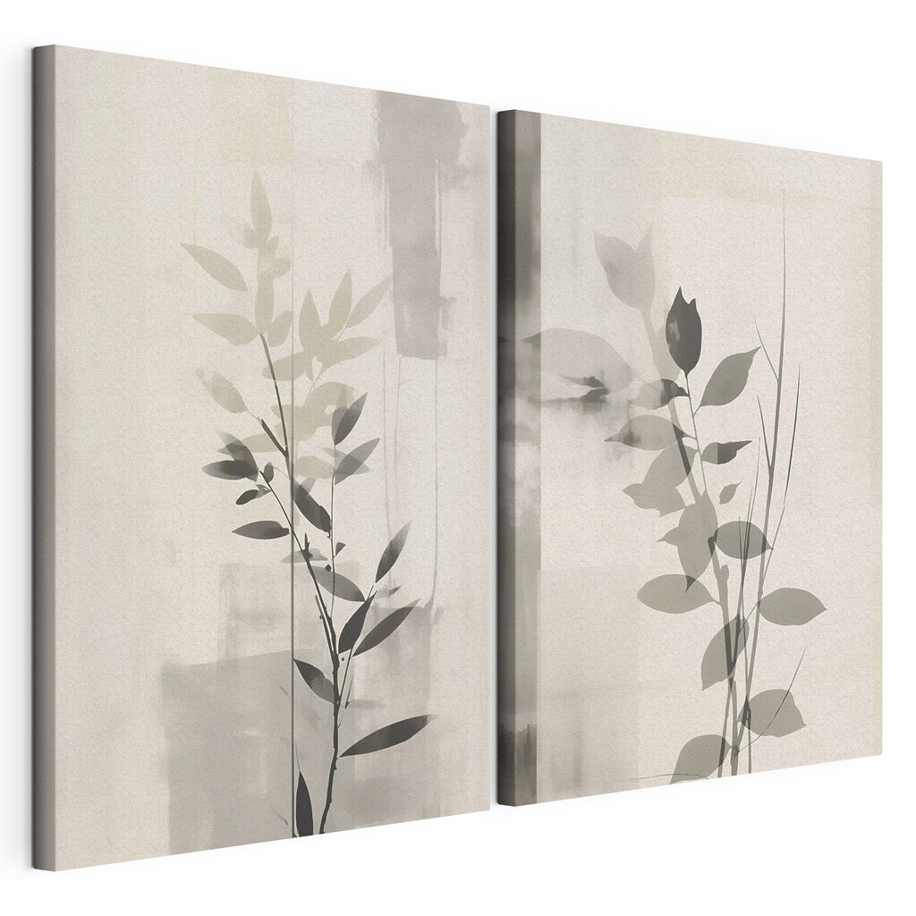 Elegante silhouetten van de schoonheid van de natuur — productweergave