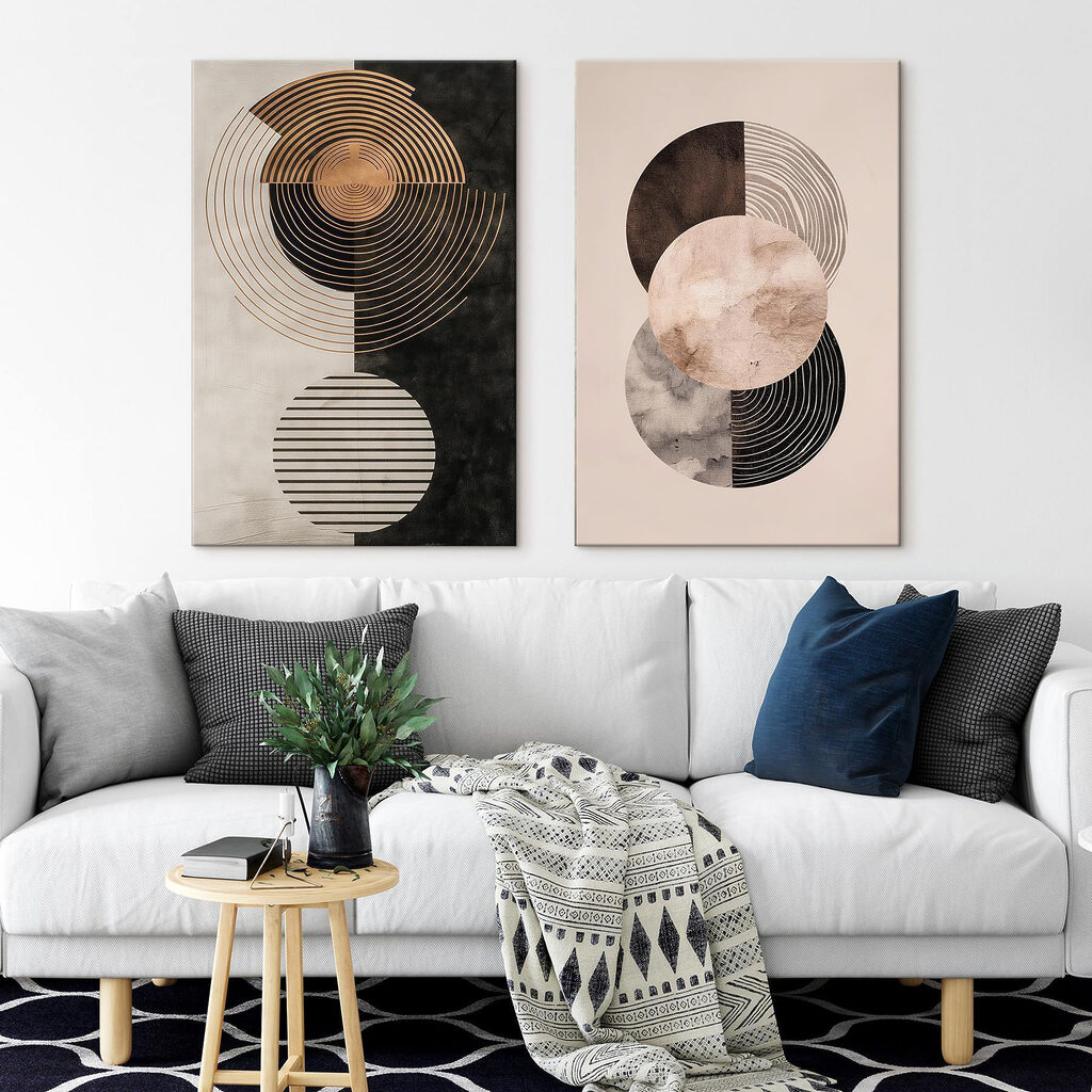 Twee kunstwerken — interieur 1