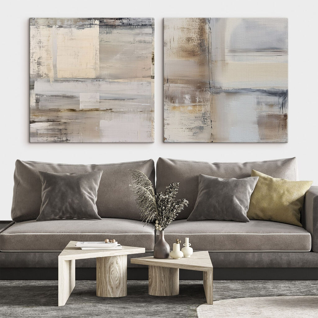 Twee kunstwerken — interieur 1